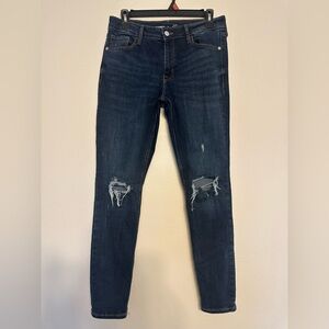 Old Navy Mid-Rise Rockstar Super Skinny Jeans Size 8